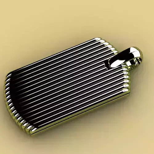 David Yurman Royal Cord Tag 3D print model