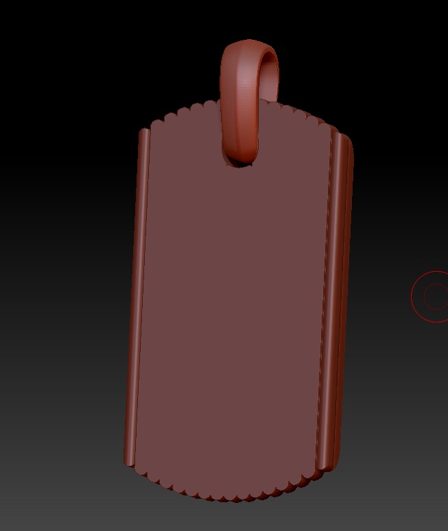 David Yurman Royal Cord Tag 3D print model_12