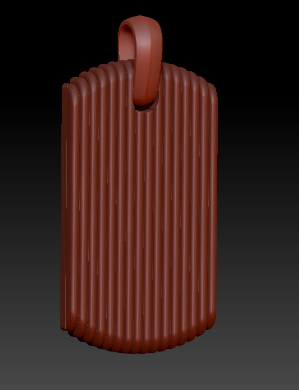 David Yurman Royal Cord Tag 3D print model_11