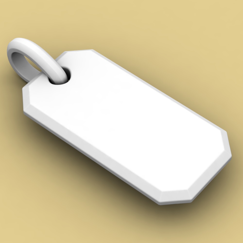 David Yurman Roman Elongated Pendant 3D print model_5