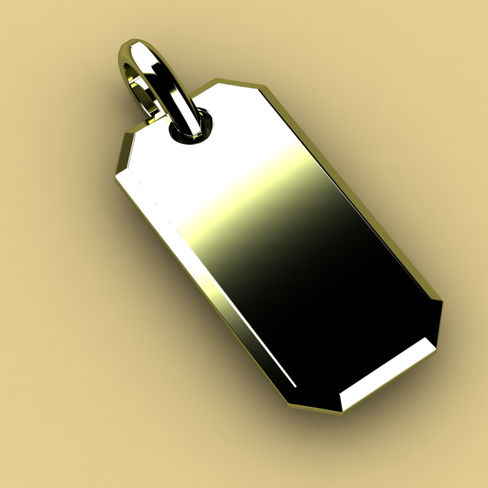 David Yurman Roman Elongated Pendant 3D print model_2
