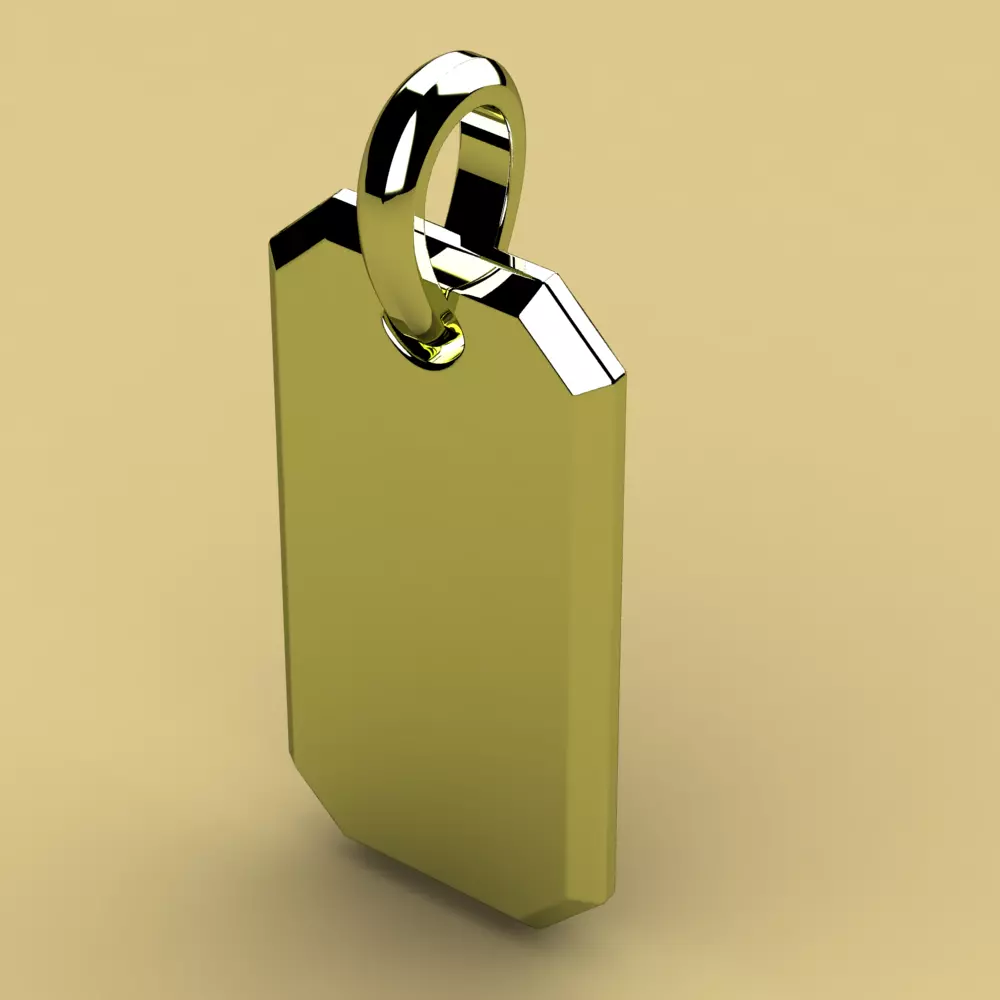 David Yurman Roman Elongated Pendant 3D print model_0