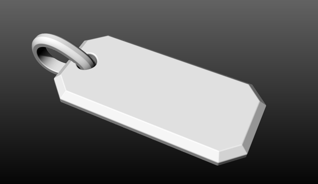 David Yurman Roman Elongated Pendant 3D print model_9