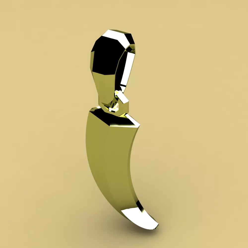 David Yurman Roman Claw Pendant 3D print model_0