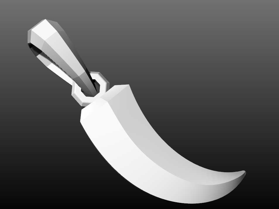 David Yurman Roman Claw Pendant 3D print model_10