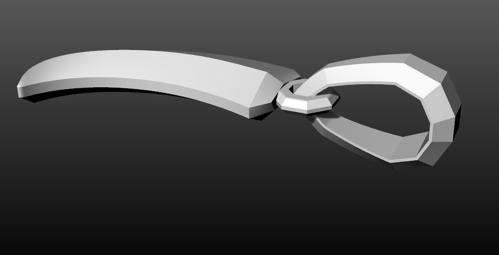 David Yurman Roman Claw Pendant 3D print model_8