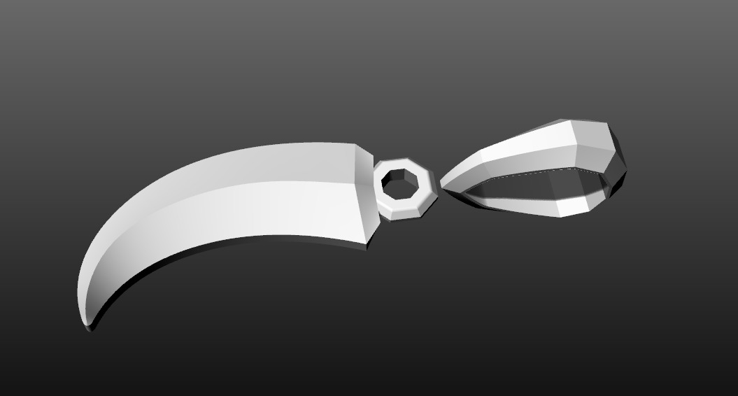 David Yurman Roman Claw Pendant 3D print model_9