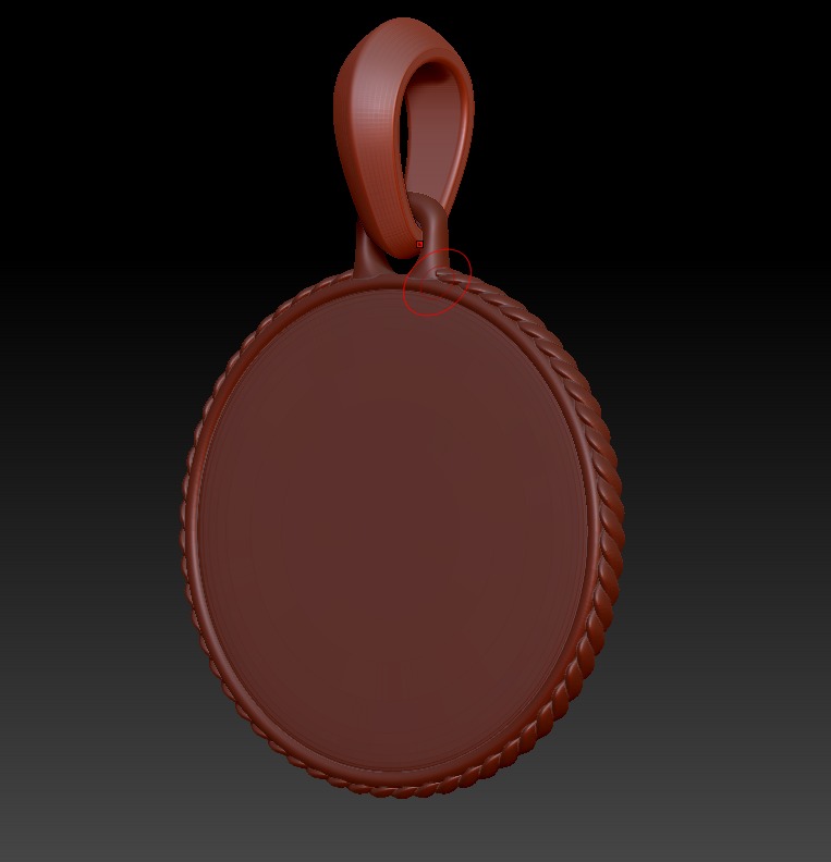 David Yurman Martime Compass Amulet 3D print model_16