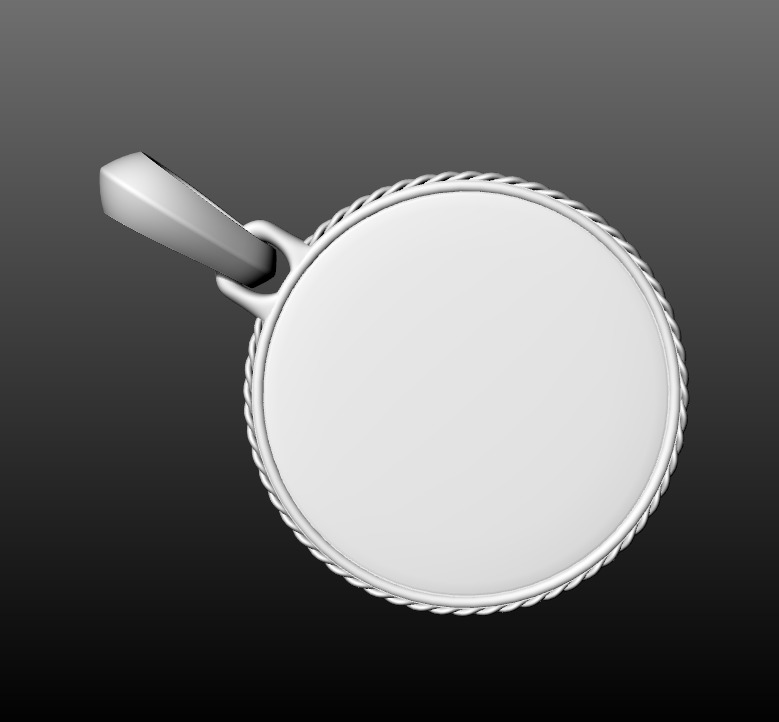 David Yurman Martime Compass Amulet 3D print model_8
