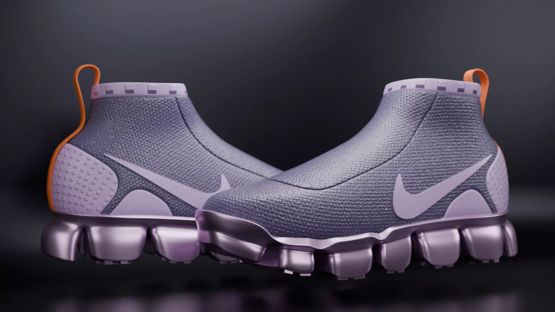 Nike vapor mars - Purple 2 3D model