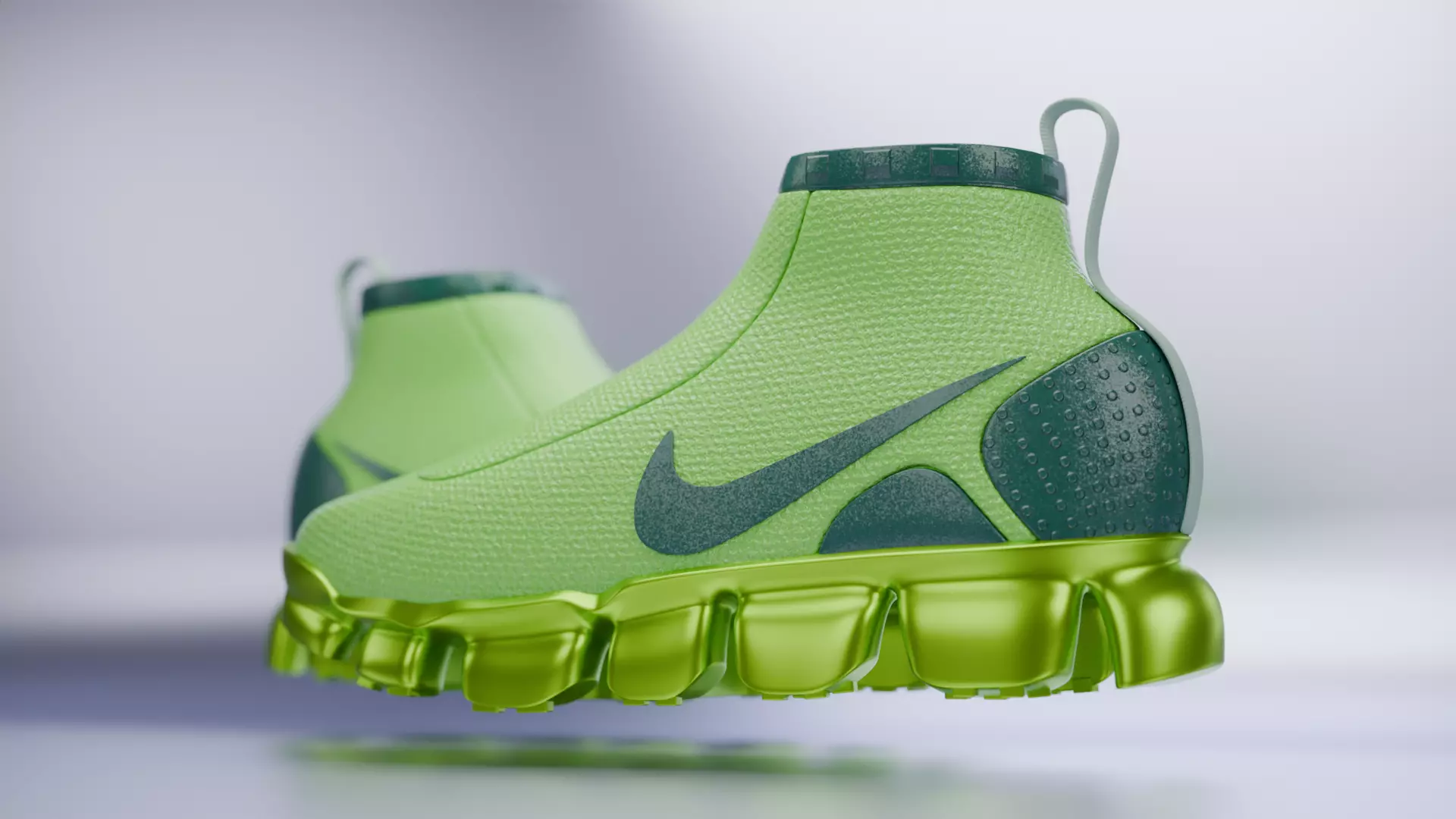 Nike vapor mars - Green 3D model