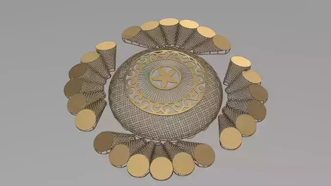 Kurdish Gold services main flower parts