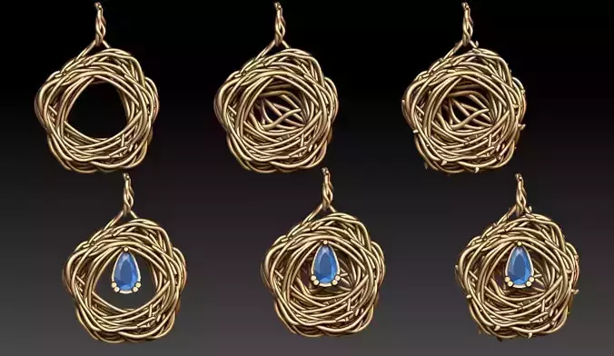 Birds nest pack jewelry M18