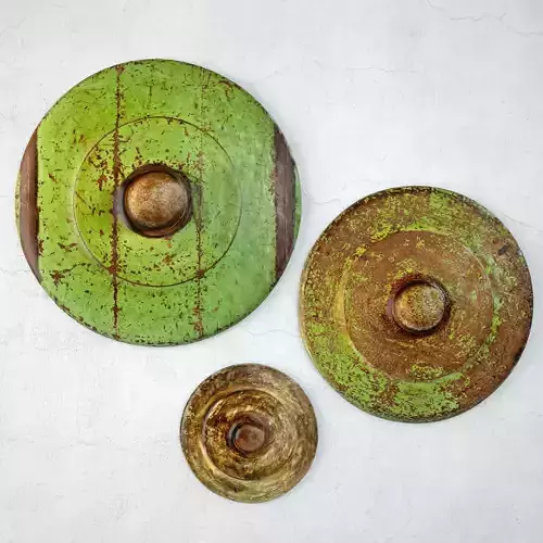 Vintage Bronze Gongs 3D model