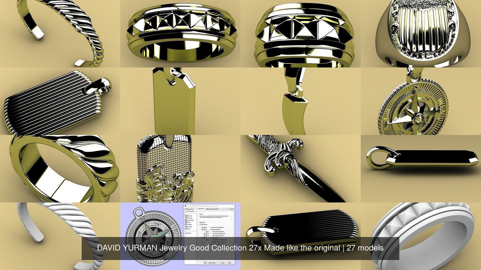 DAVID YURMAN Jewelry Good Collection 27x Made like the original _2
