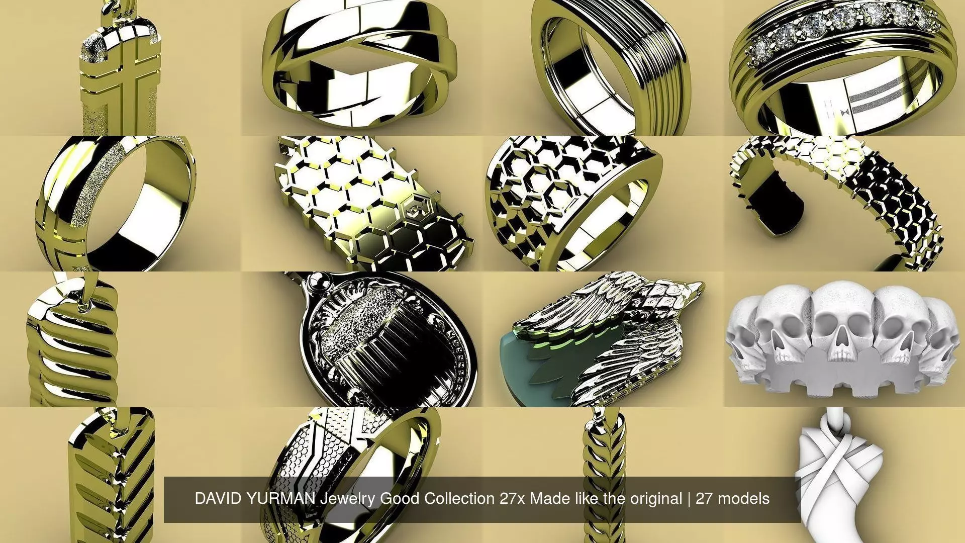 DAVID YURMAN Jewelry Good Collection 27x Made like the original _0