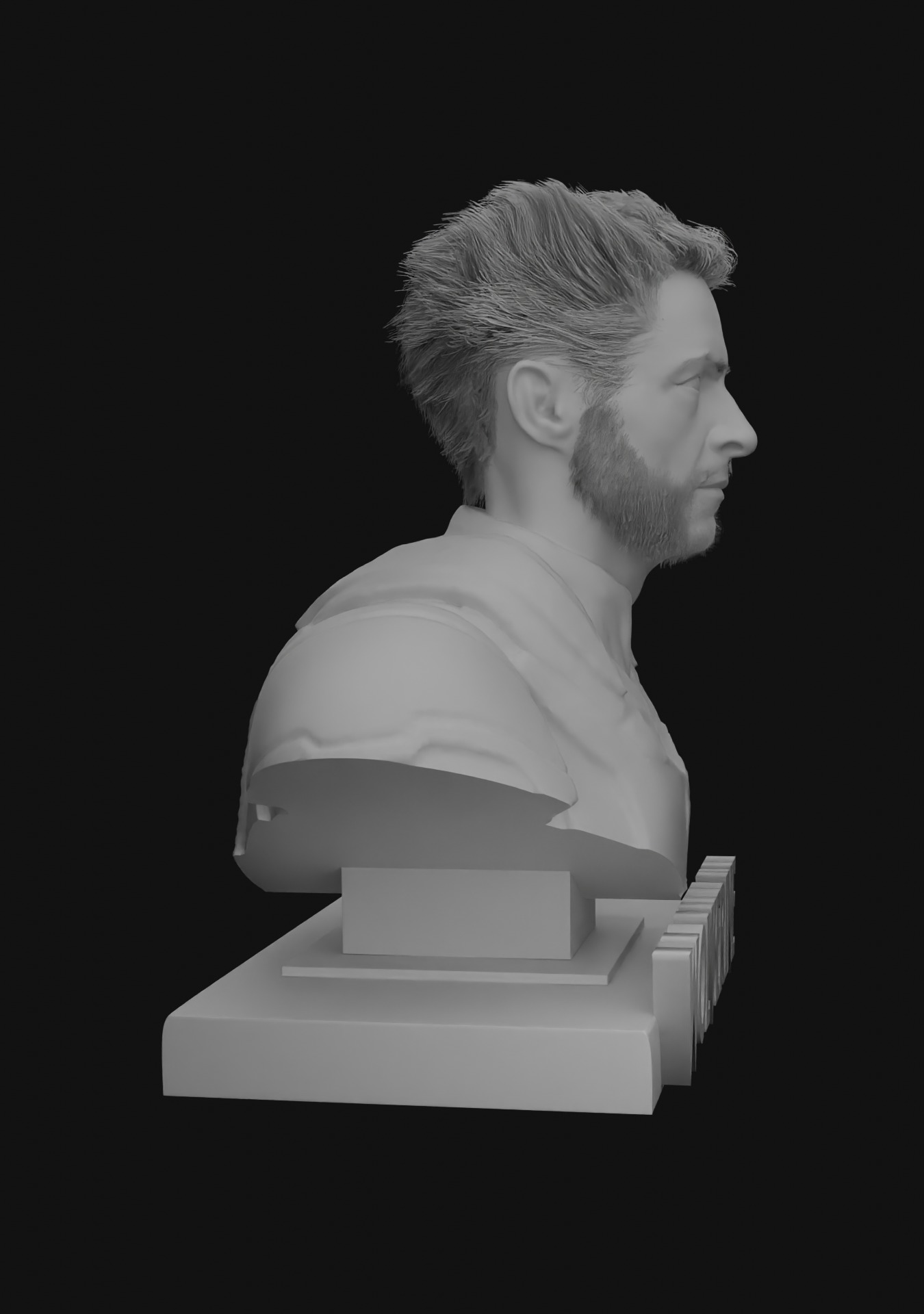 Wolverine - 3d Printable bust - Deadpool 3 - Hugh Jackman 3D print model_5
