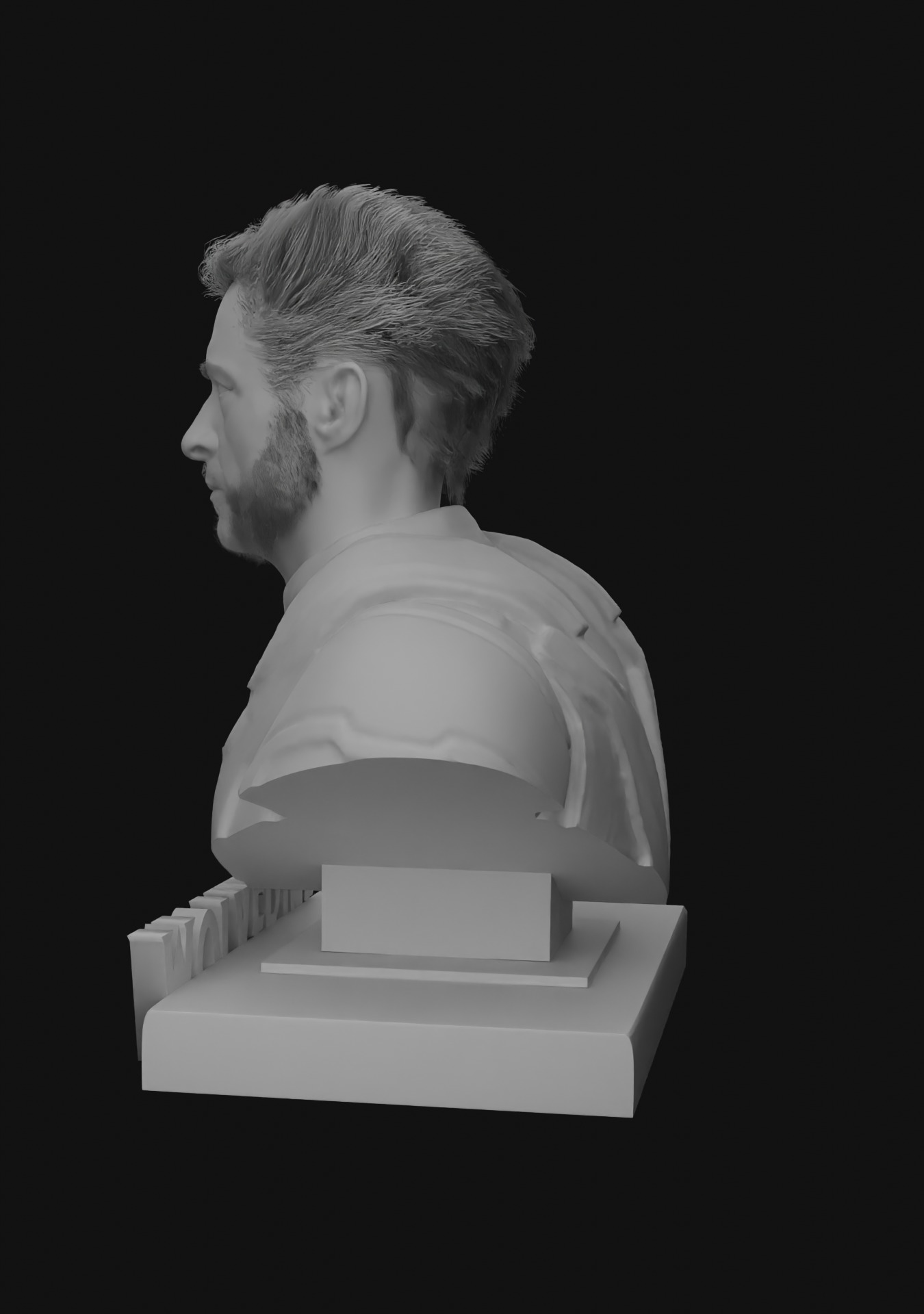 Wolverine - 3d Printable bust - Deadpool 3 - Hugh Jackman 3D print model_14