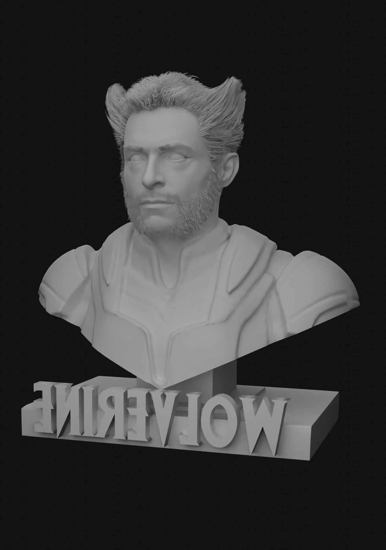 Wolverine - 3d Printable bust - Deadpool 3 - Hugh Jackman 3D print model_18
