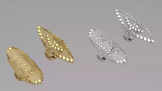 Mega fusion rings 3D print model