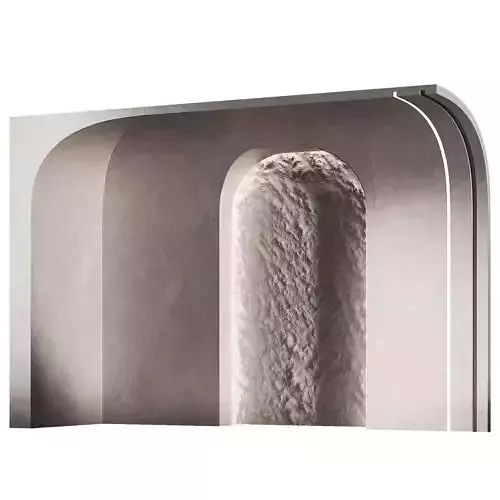 Modular wall decorative panels Rounded arched openings