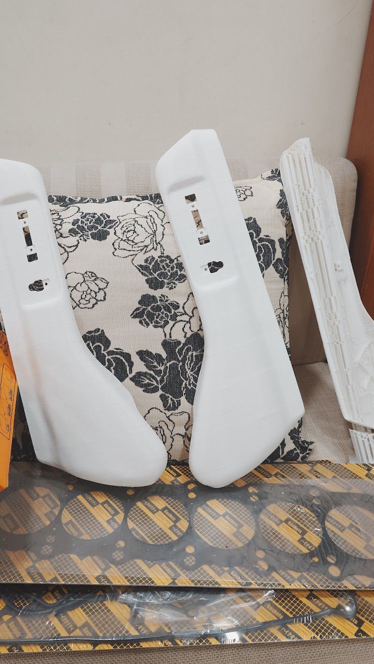 Toyota Crown JZS133 Electric Driver Seat Button Cover 3D print model_4