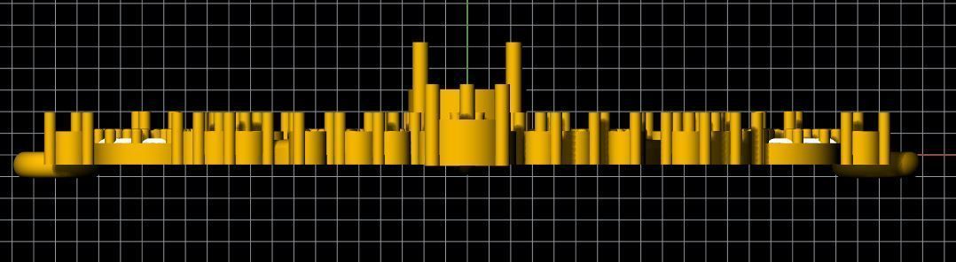 Diamond Tanmaniya Necklace 3dm file 3D print model_5