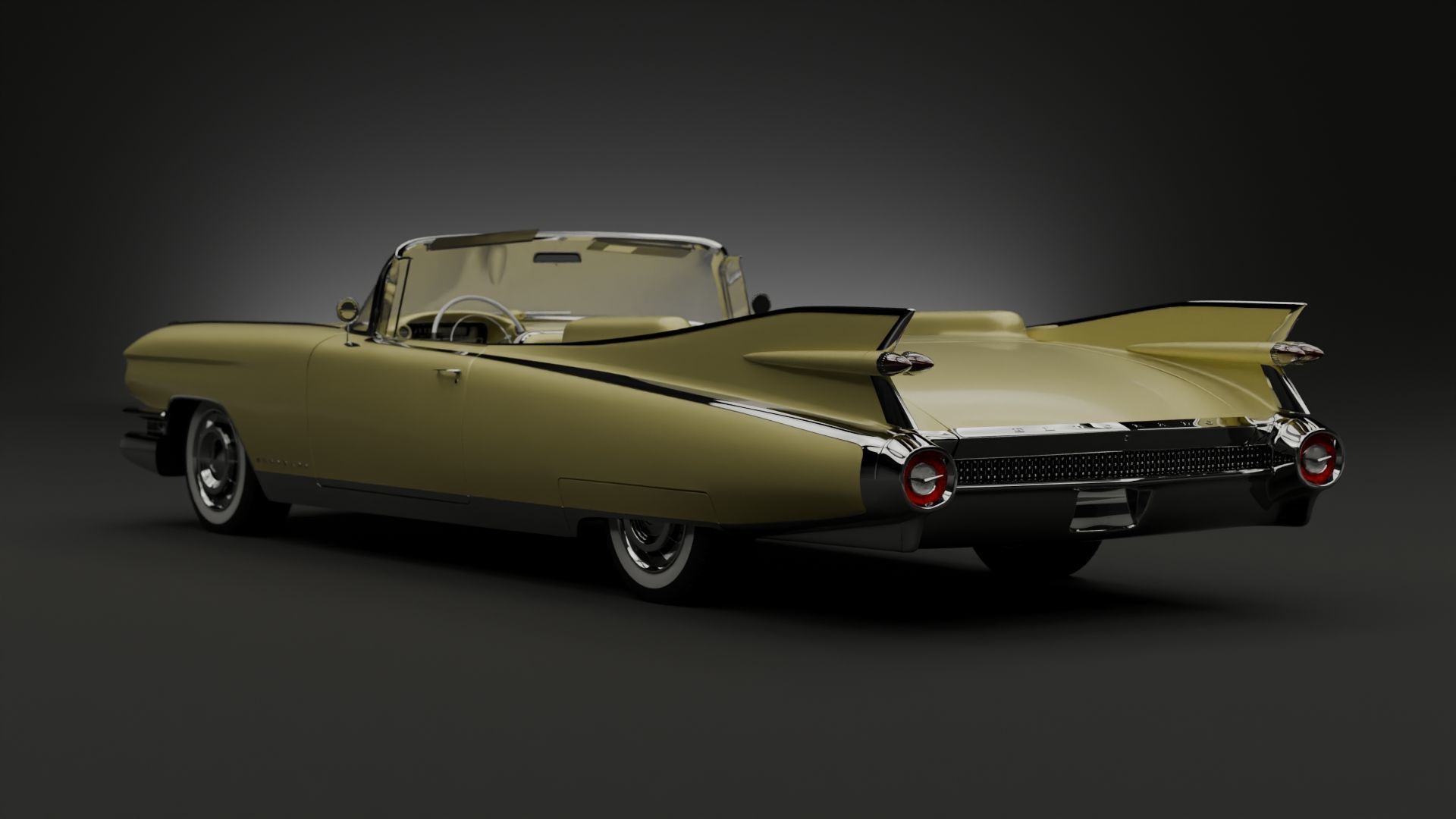 Cadillac Eldorado Biarritz Convertible 1959 3D model_2