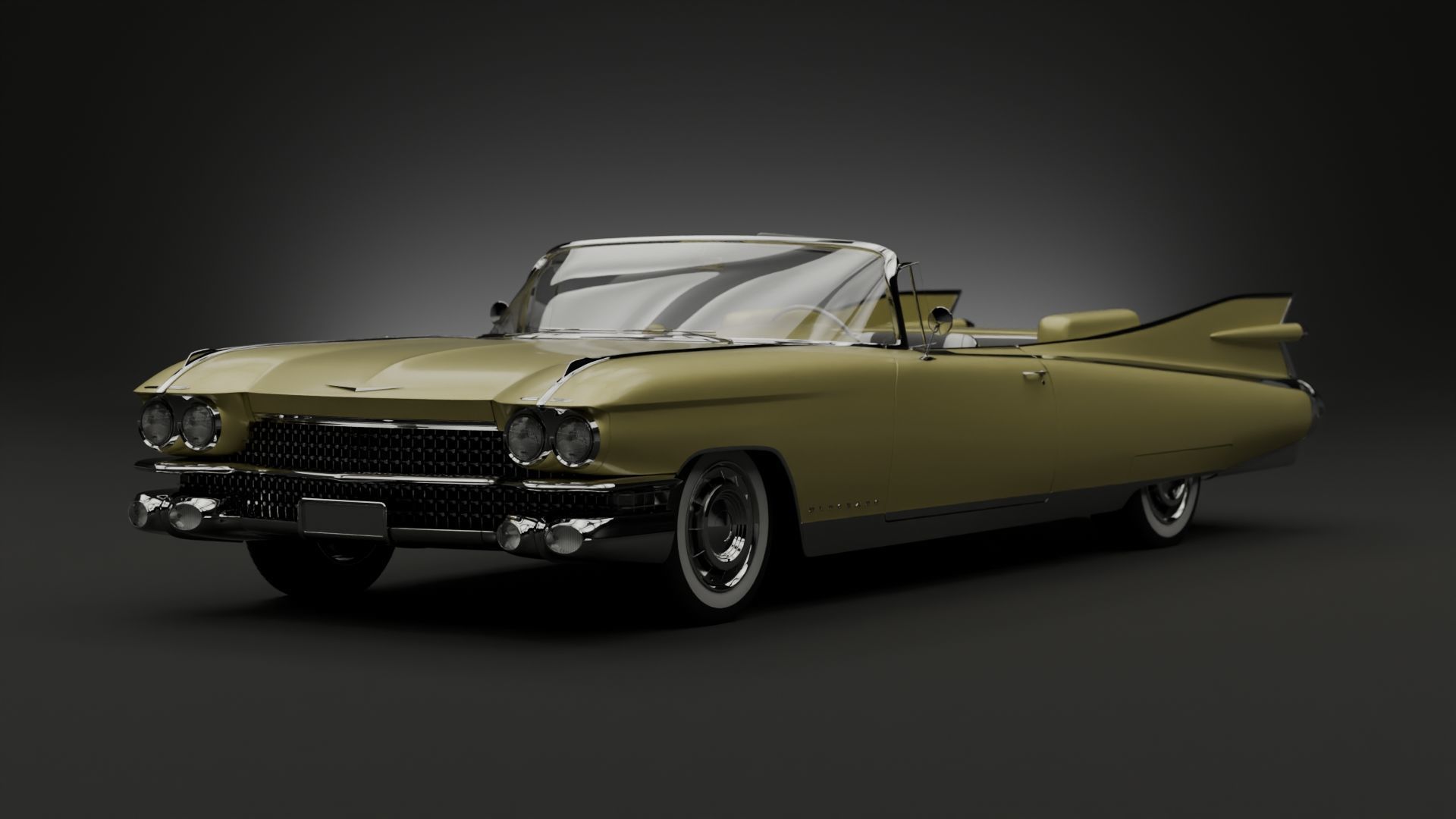 Cadillac Eldorado Biarritz Convertible 1959 3D model_1
