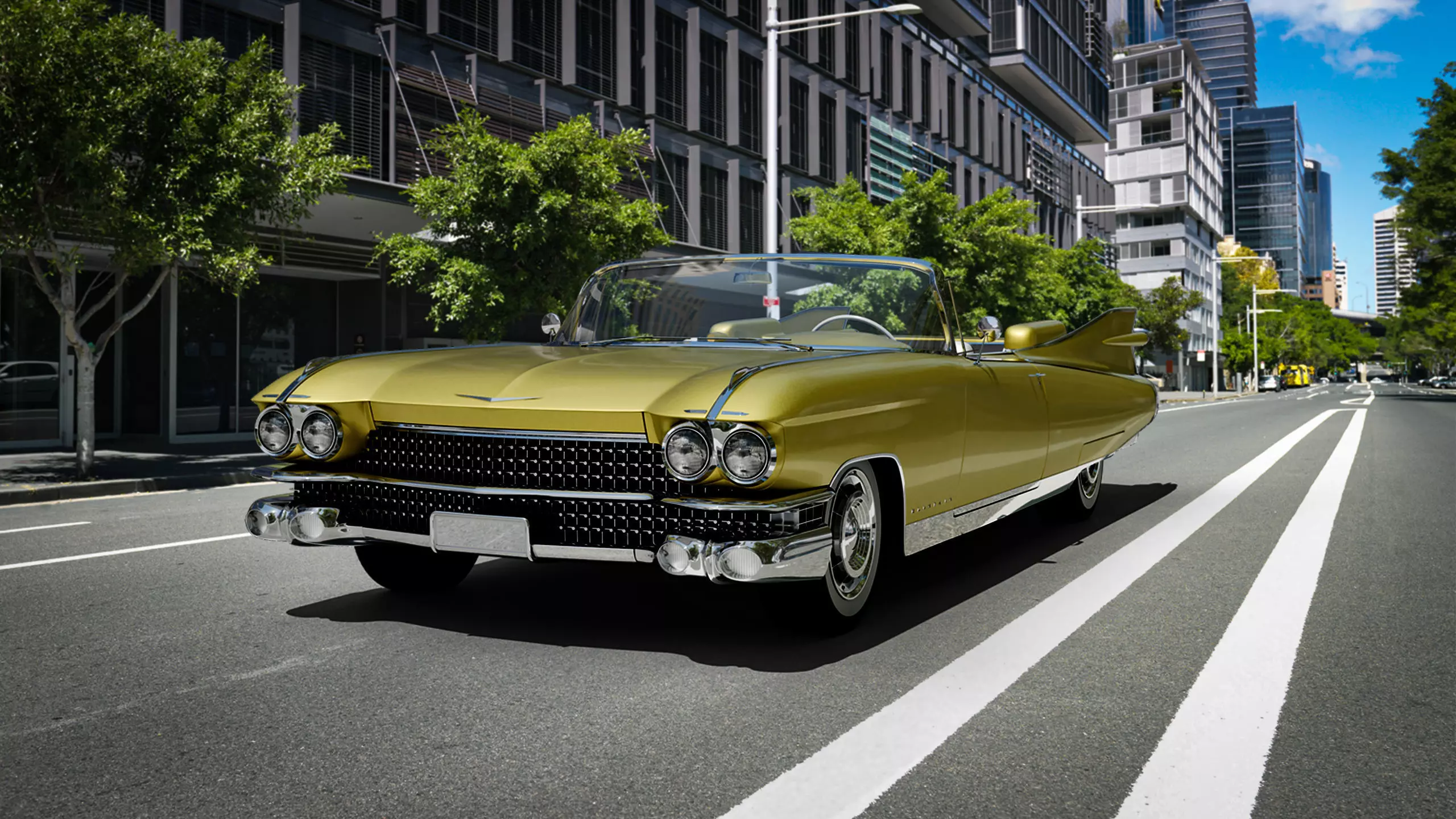 Cadillac Eldorado Biarritz Convertible 1959 3D model_0