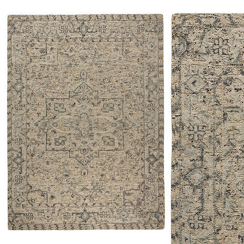 Sadie Hand-Knotted Rug 3D model