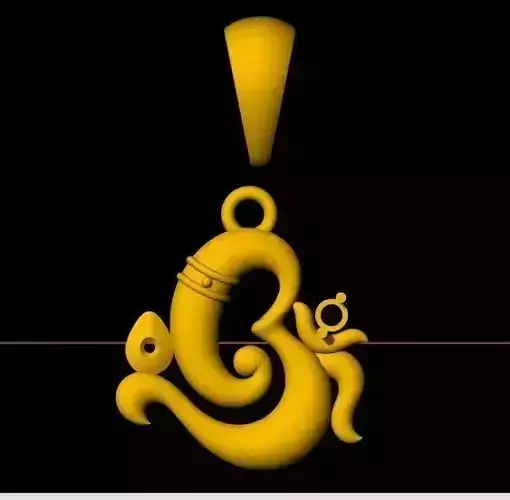OM Pendant 3dm file 