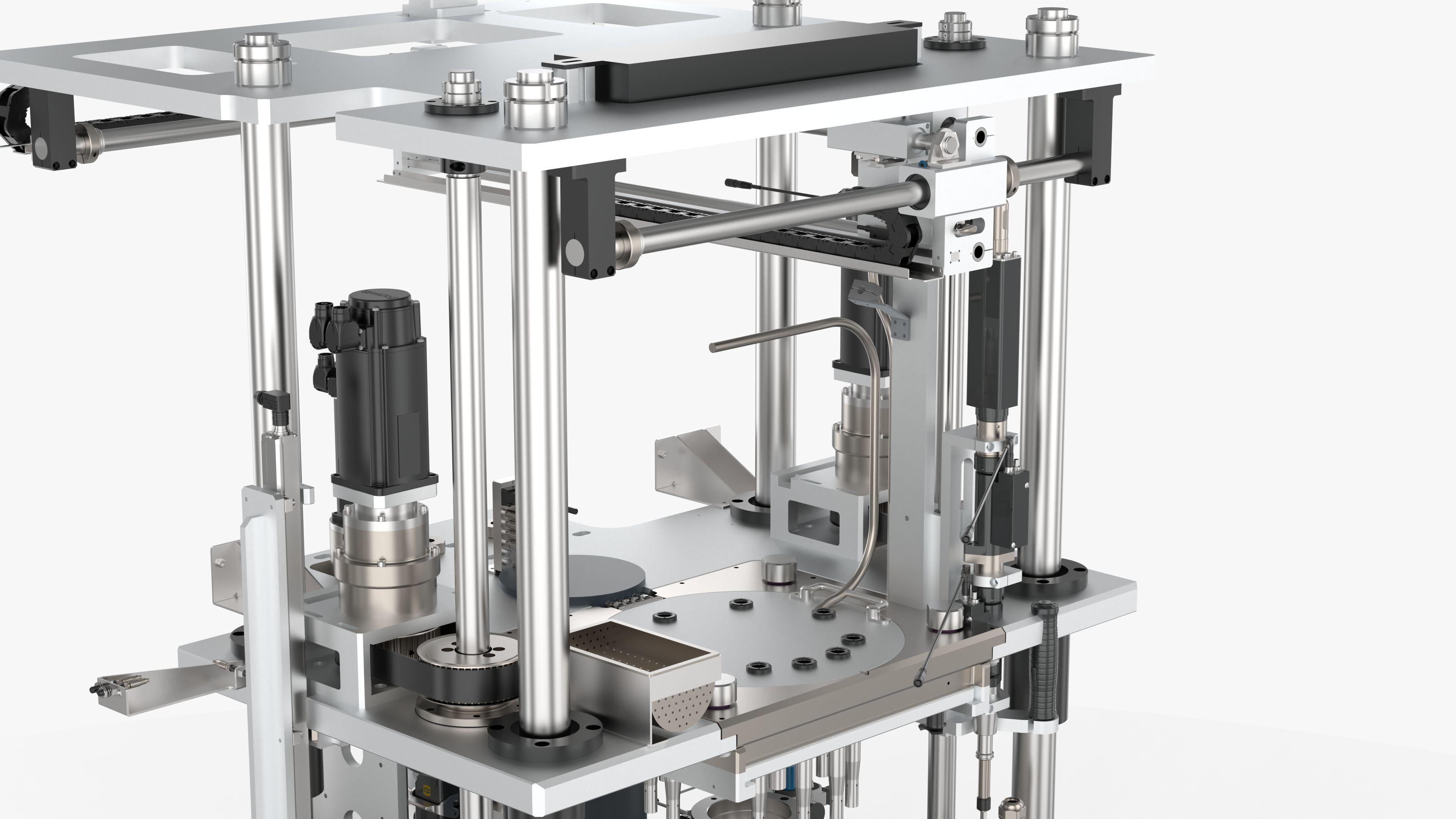 Automatic Motor Rotor and Stator Assembly Machine 3D model_15