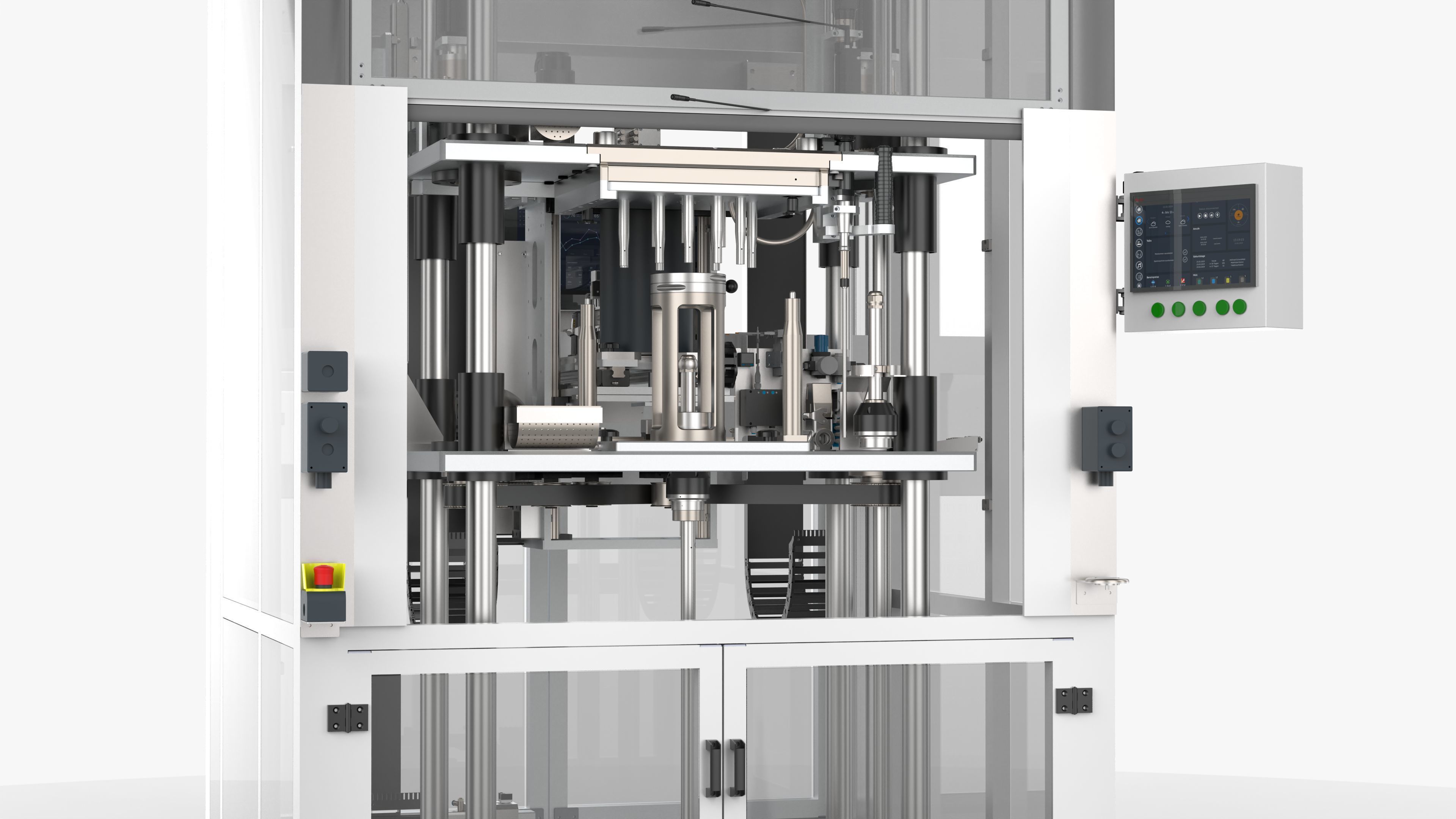 Automatic Motor Rotor and Stator Assembly Machine 3D model_9