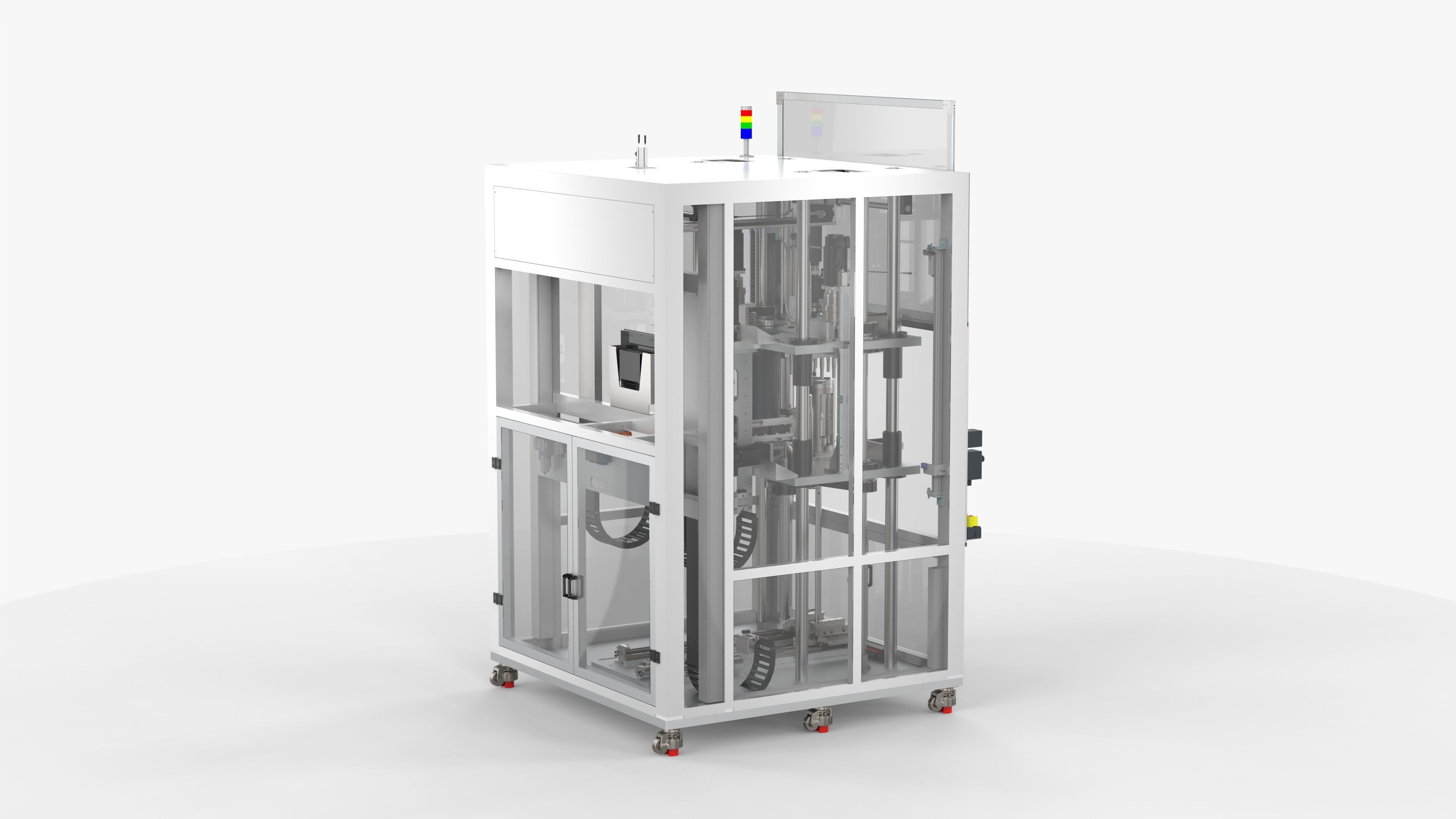 Automatic Motor Rotor and Stator Assembly Machine 3D model_4