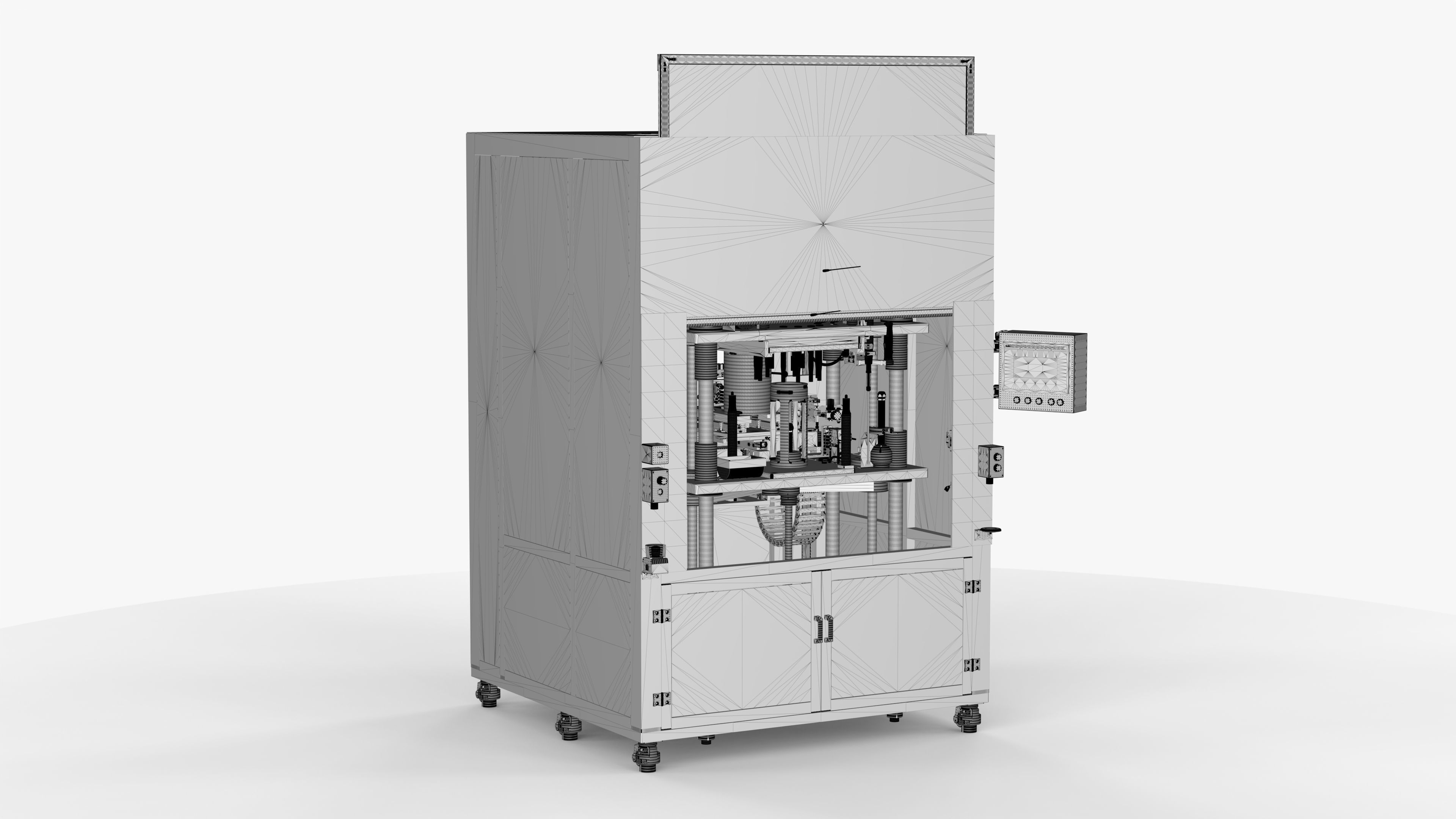 Automatic Motor Rotor and Stator Assembly Machine 3D model_21