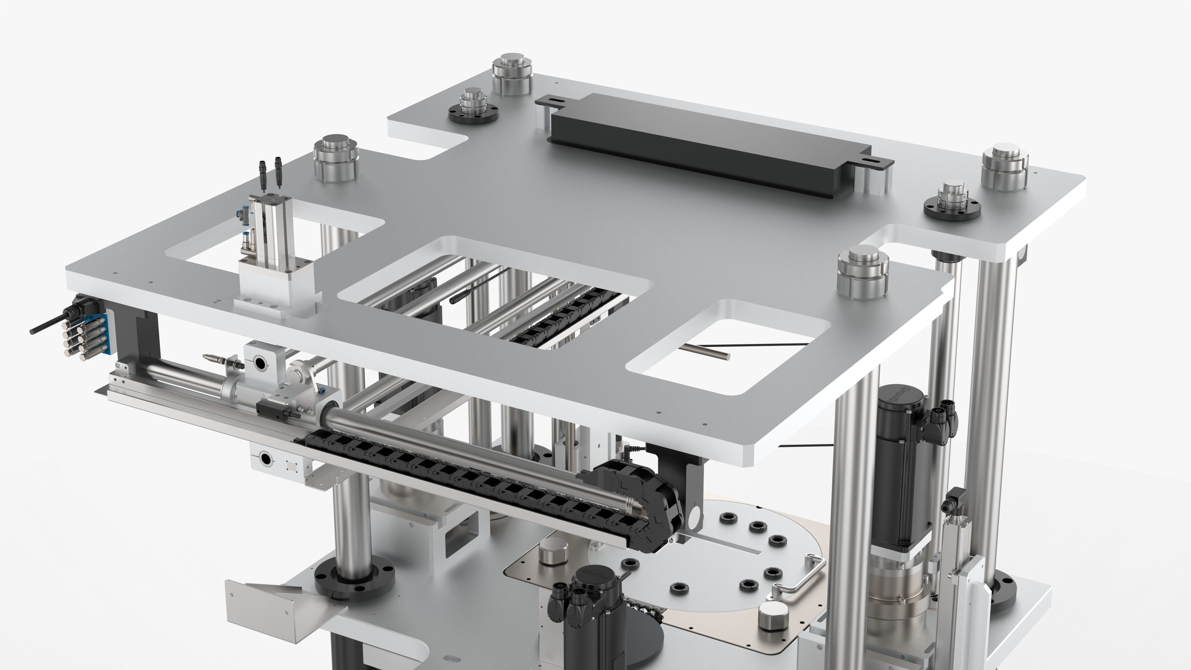 Automatic Motor Rotor and Stator Assembly Machine 3D model_16