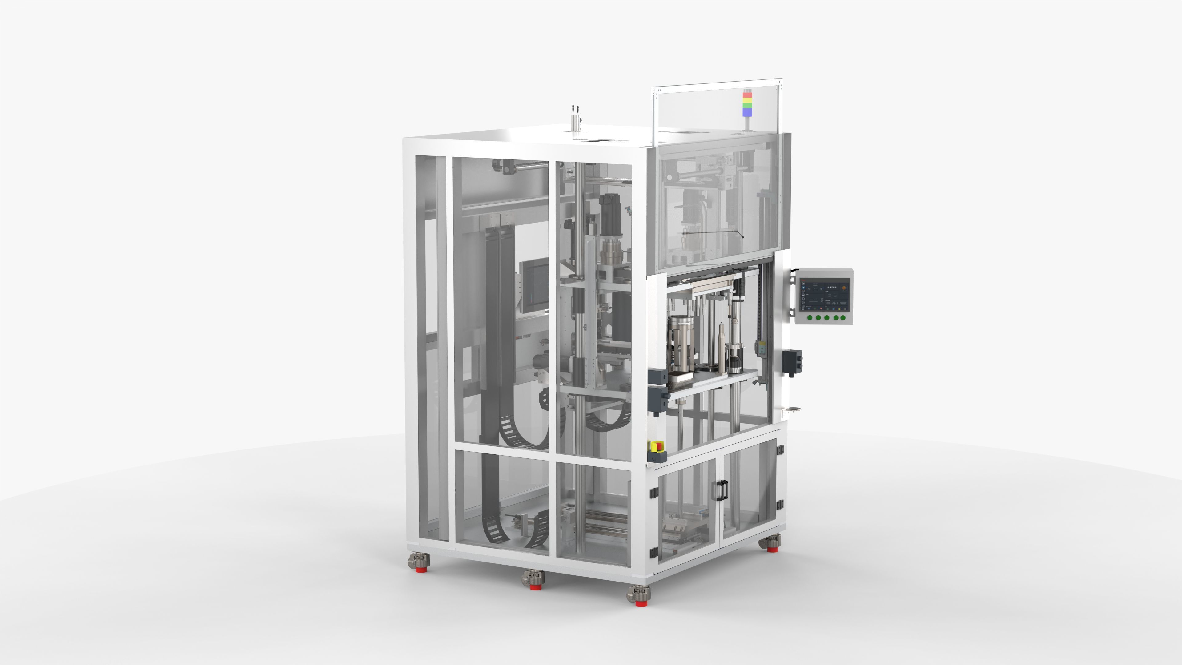 Automatic Motor Rotor and Stator Assembly Machine 3D model_5