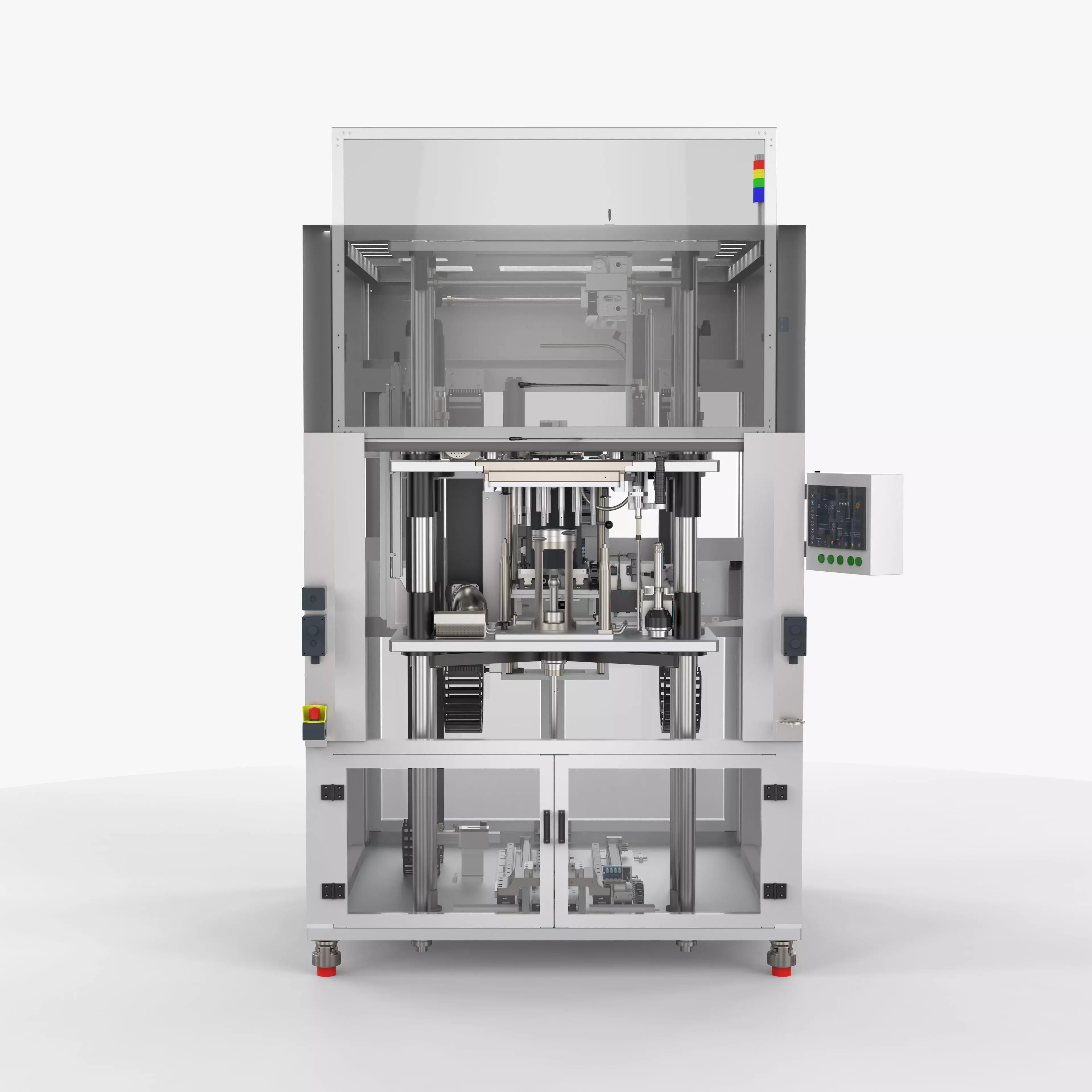 Automatic Motor Rotor and Stator Assembly Machine 3D model_0