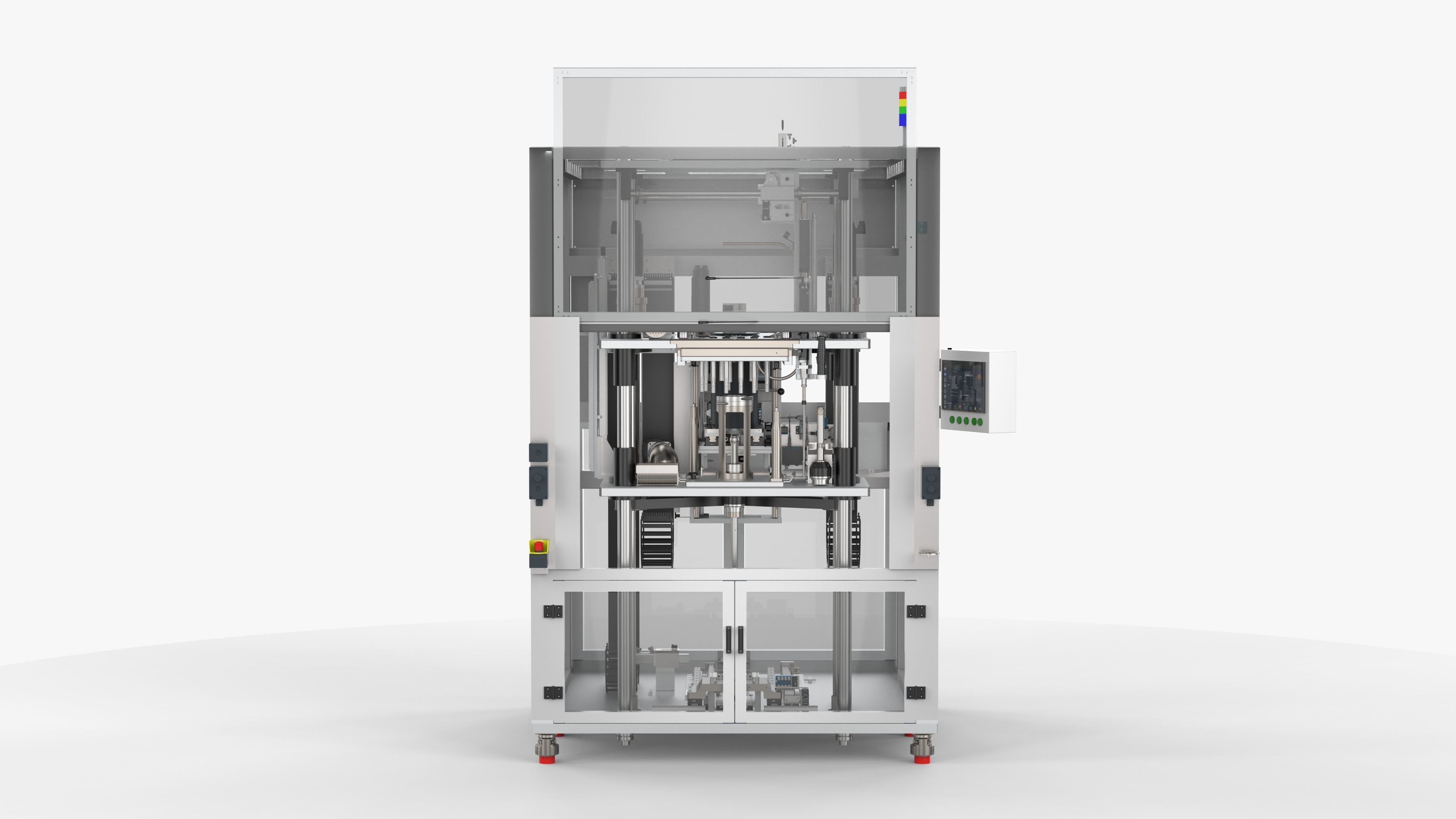 Automatic Motor Rotor and Stator Assembly Machine 3D model_1