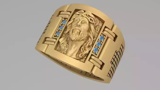 Jesus rolex ring
