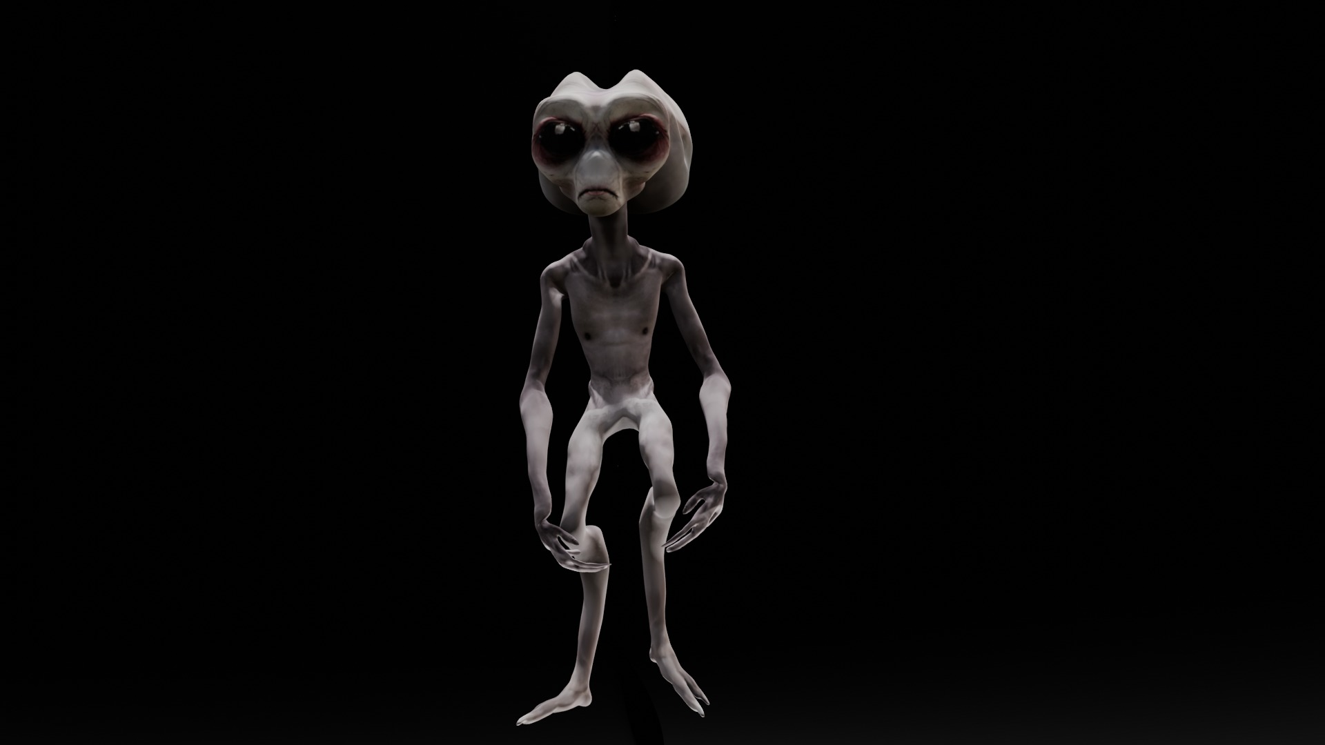 3D model Alien Animated and Rigged VR / AR / lowpoly CGTrader