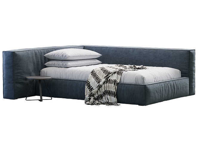Boca Mini Bed 3D model 7