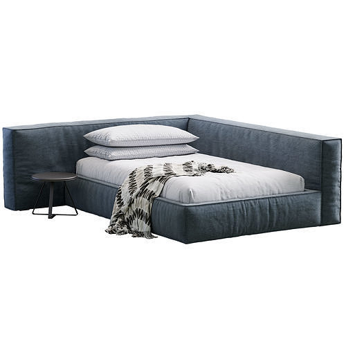 Boca Mini Bed 3D model 4