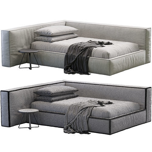 Boca Mini Bed 3D model 6