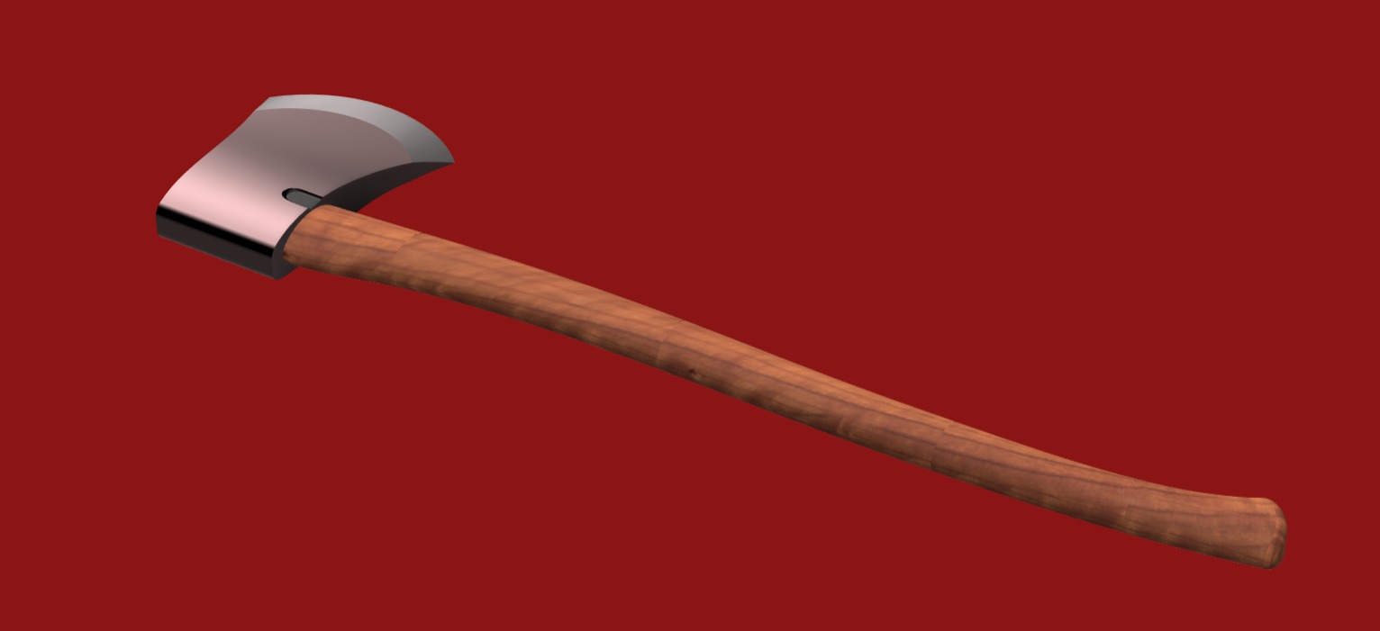 Terrifier 3 movie - Art the Clown axe 3D print model_2