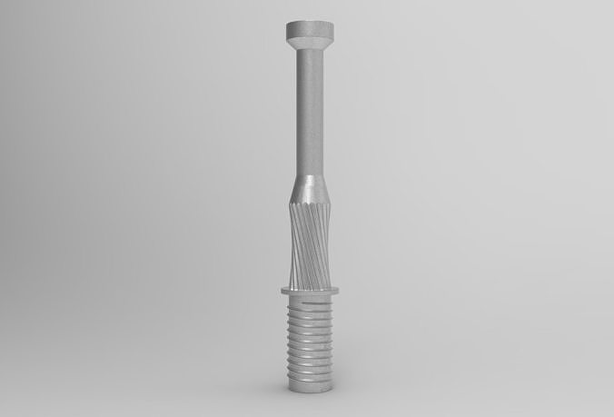 Jor Msfix Bolt Low-poly 3D model