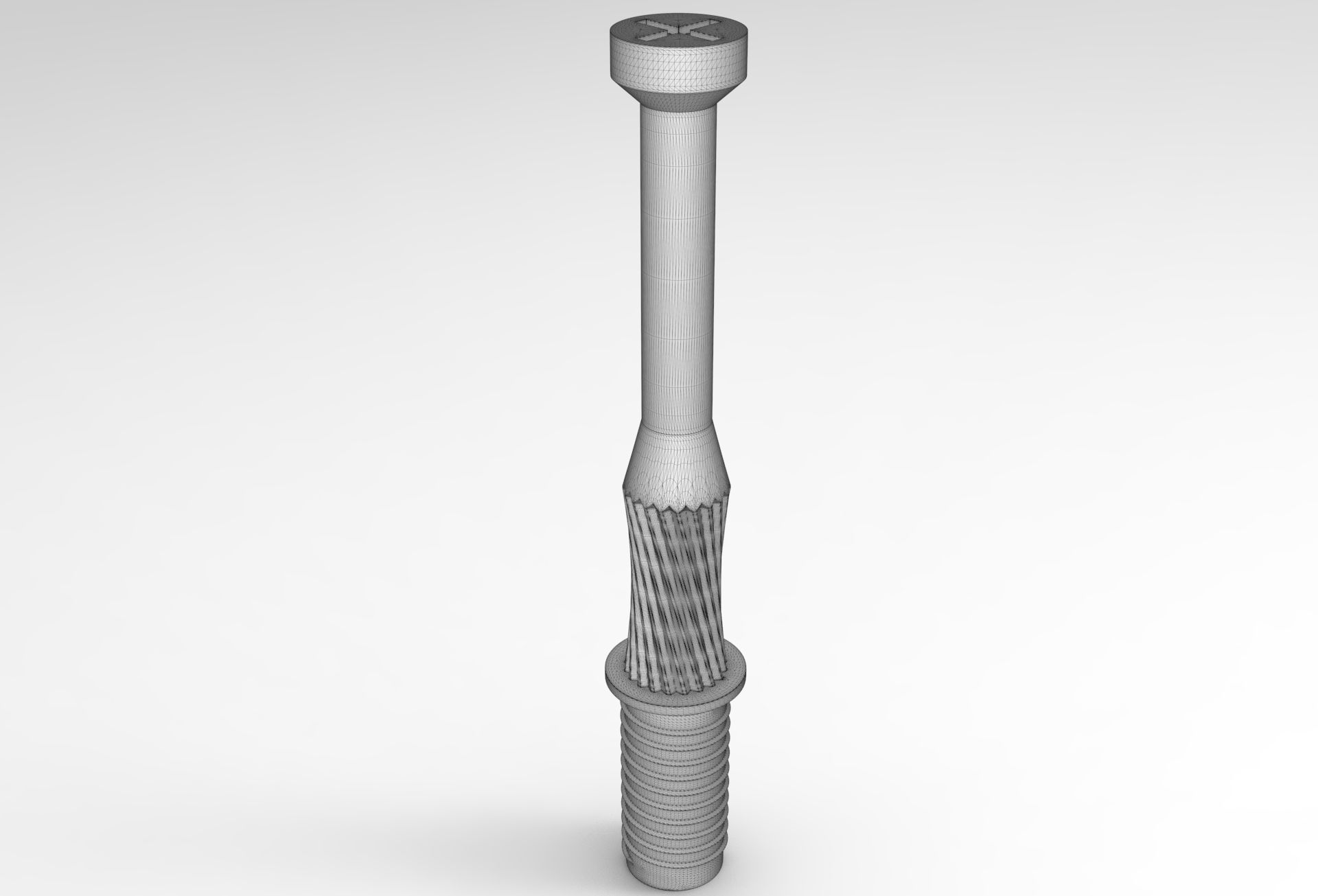 Jor Msfix Bolt Low-poly 3D model_5