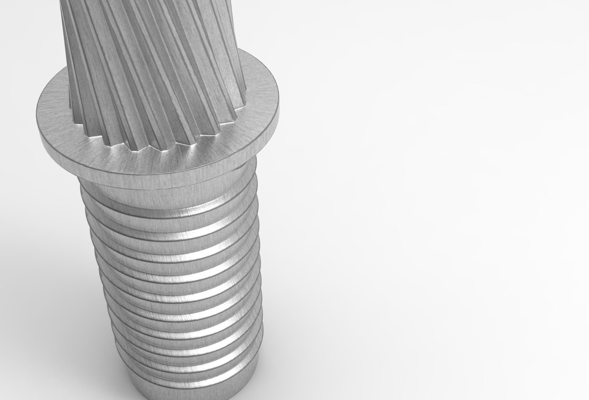 Jor Msfix Bolt Low-poly 3D model_3