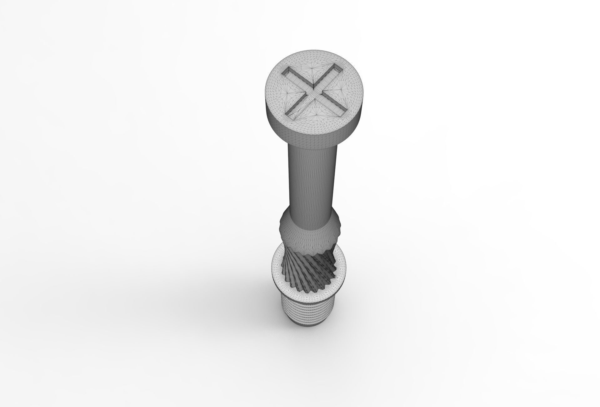 Jor Msfix Bolt Low-poly 3D model_6